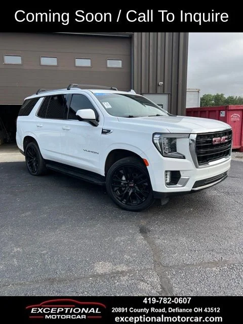 Used 2021 White GMC SLE image 1
