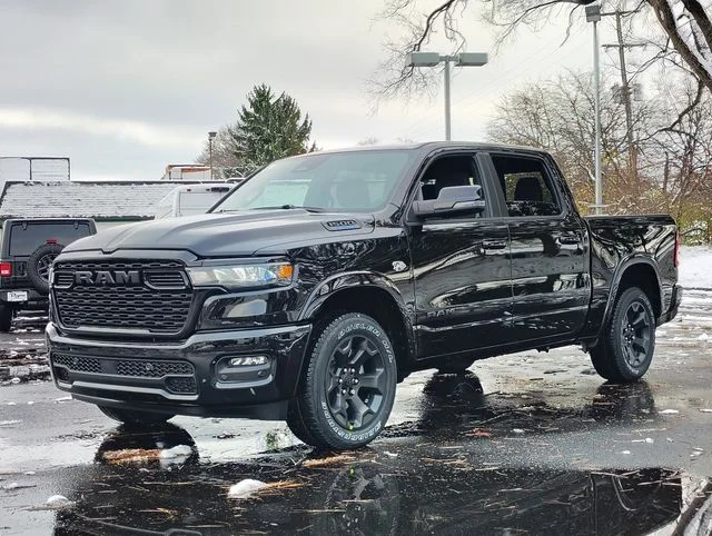 New 2026 Diamond Black Crystal Pearl-Coat Exterior Paint RAM Big Horn/Lone Star image 6