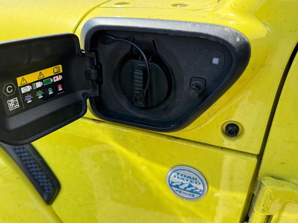 Used 2023 Yellow Jeep Sahara 4xe image 9