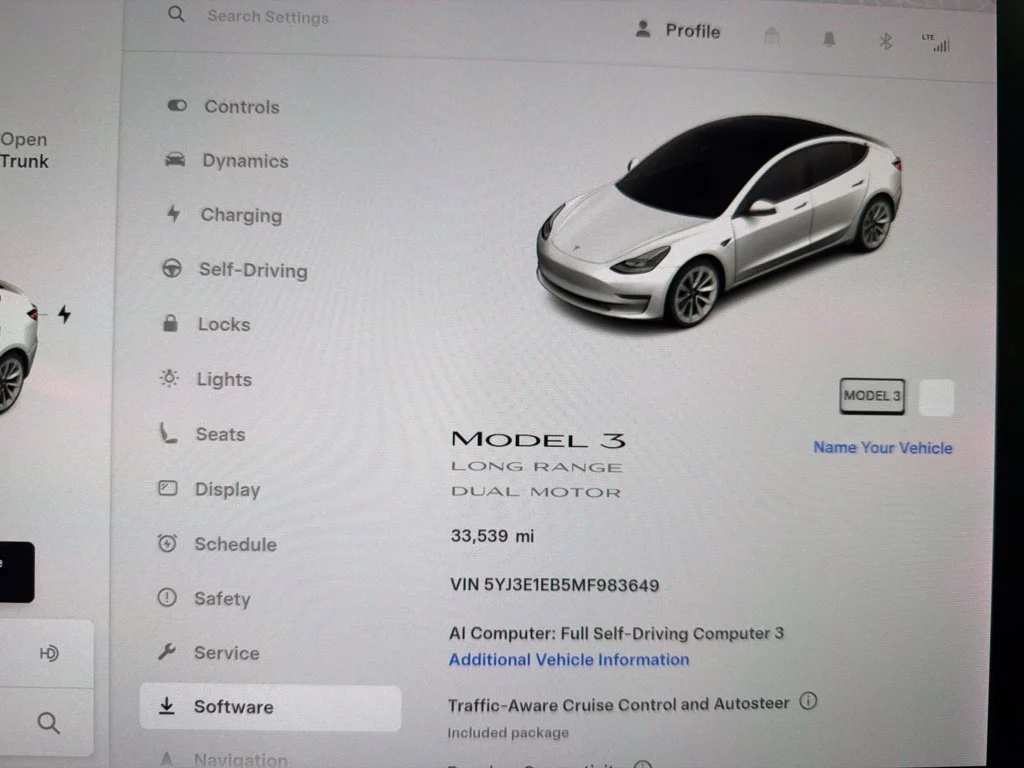 Used 2021 White Tesla Long Range image 16