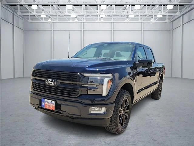 Used 2024 Antimatter Blue Metallic Ford Platinum 4x4 SuperCrew Cab 5.5 ft. box 145 in. WB image 1