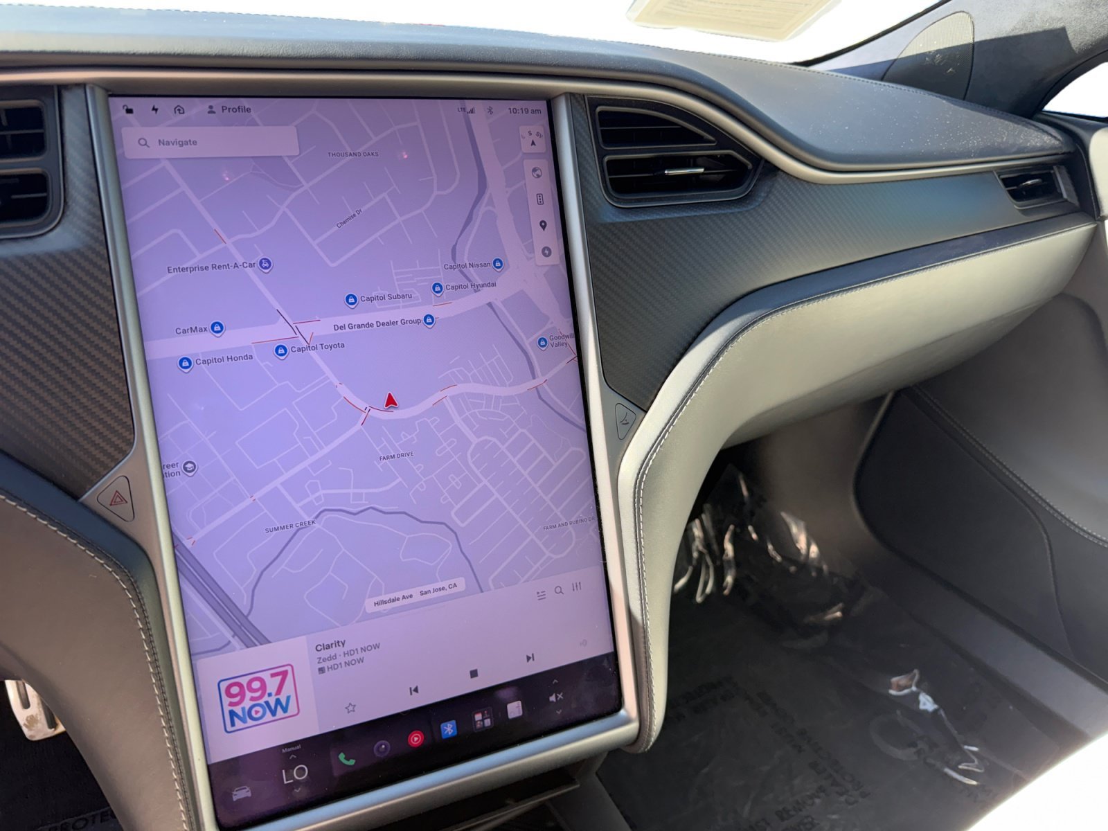 Used 2020 Midnight Silver Metallic Tesla Performance image 12