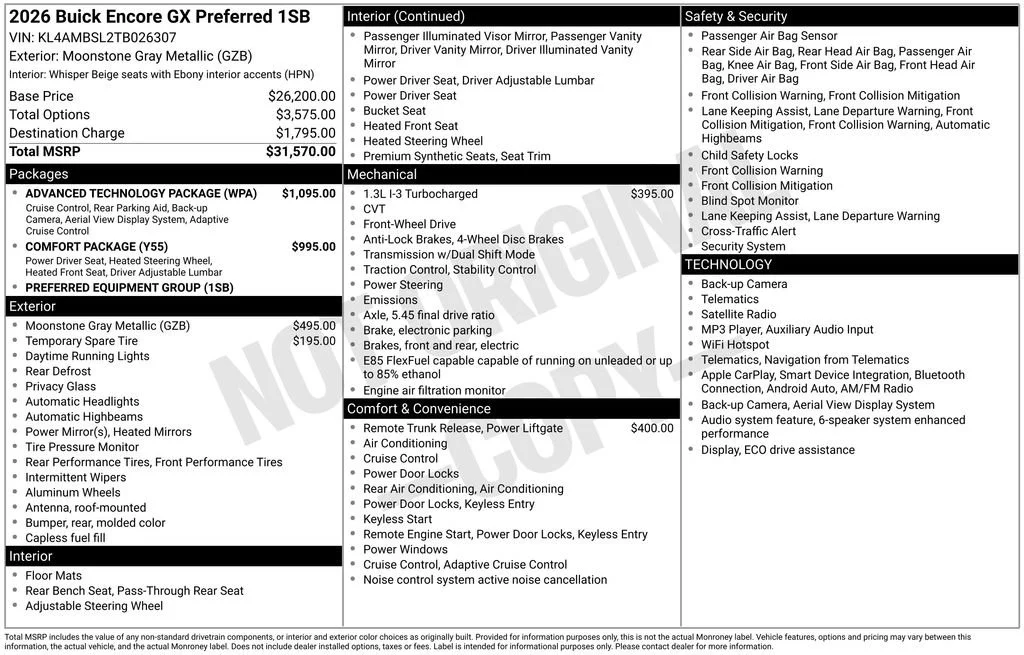 2026 Buick Encore GX Preferred - Photo 38