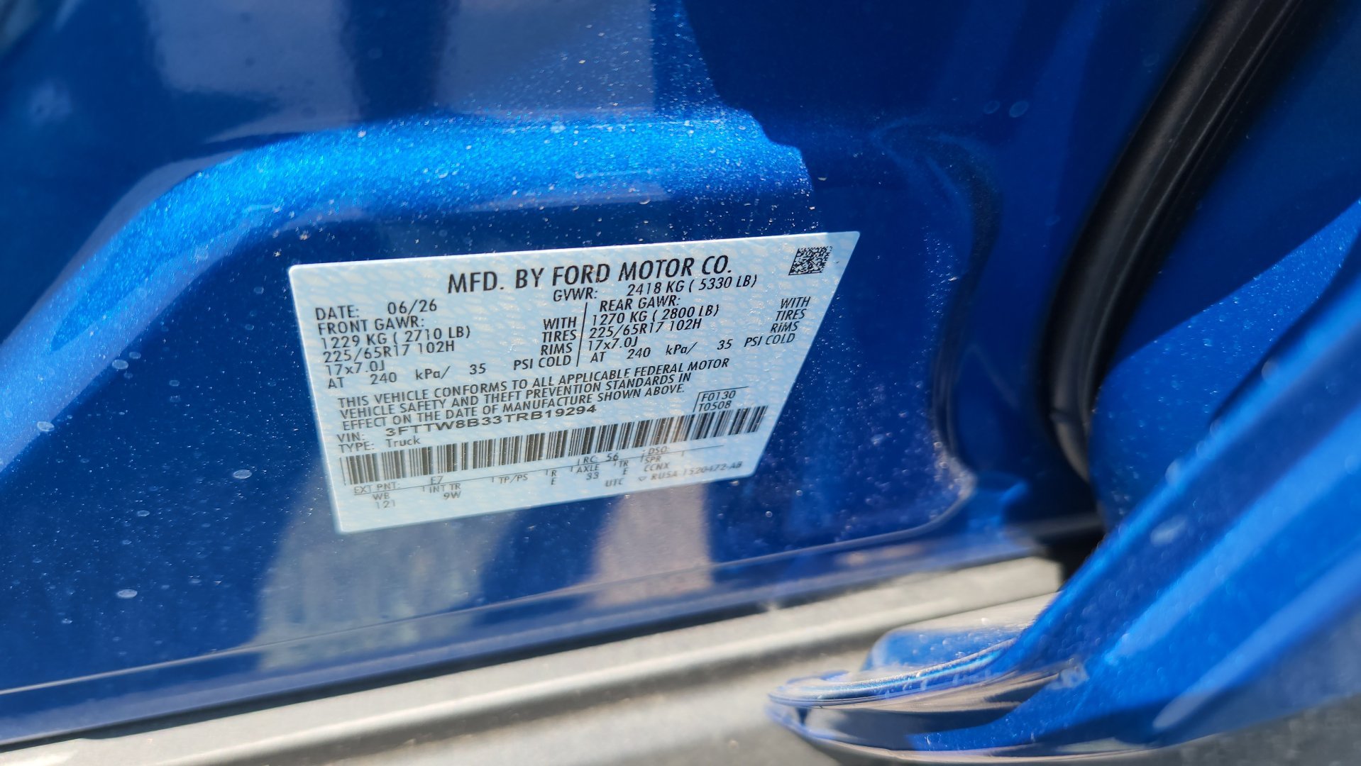 New 2026 Velocity Blue Ford XL image 11