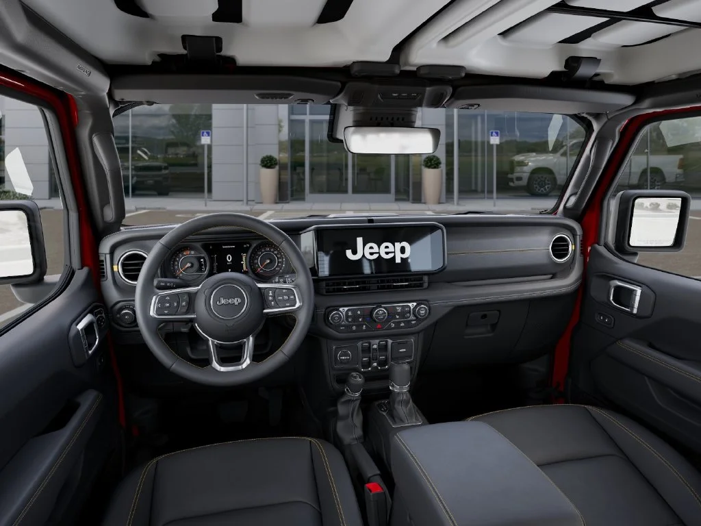 New 2026 Firecracker Red Clear-Coat Exterior Paint Jeep Sahara image 15