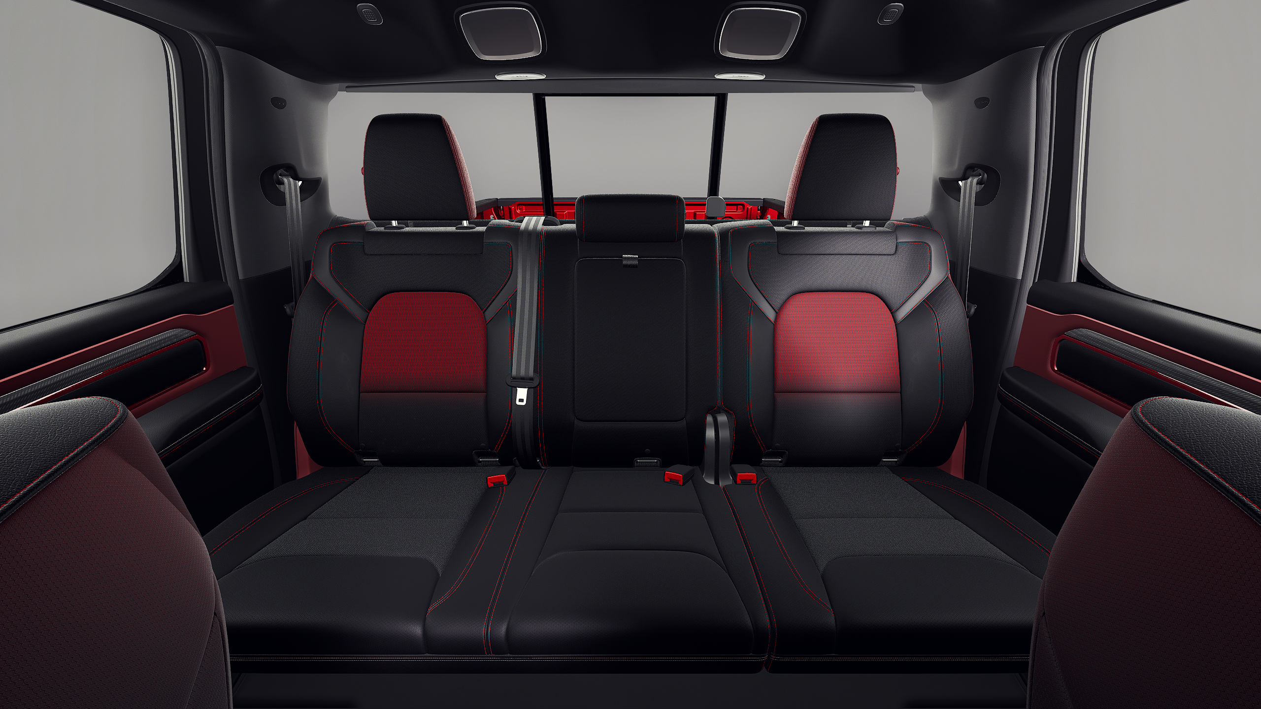 New 2027 Molten Red Pearl-Coat Exterior Paint RAM REBEL image 3