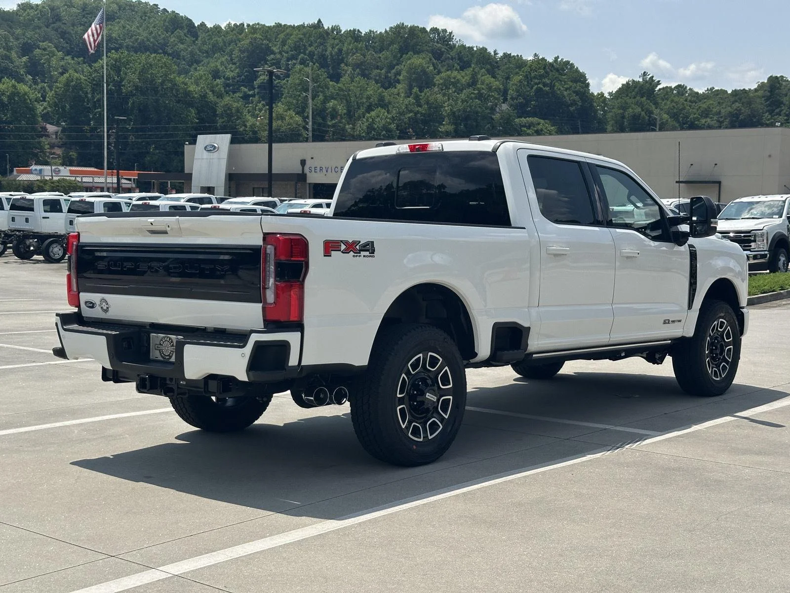New 2026 Star White Metallic Tri-Coat Ford F-250® Platinum® image 7