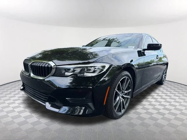 Used 2020 Black BMW 330i image 1