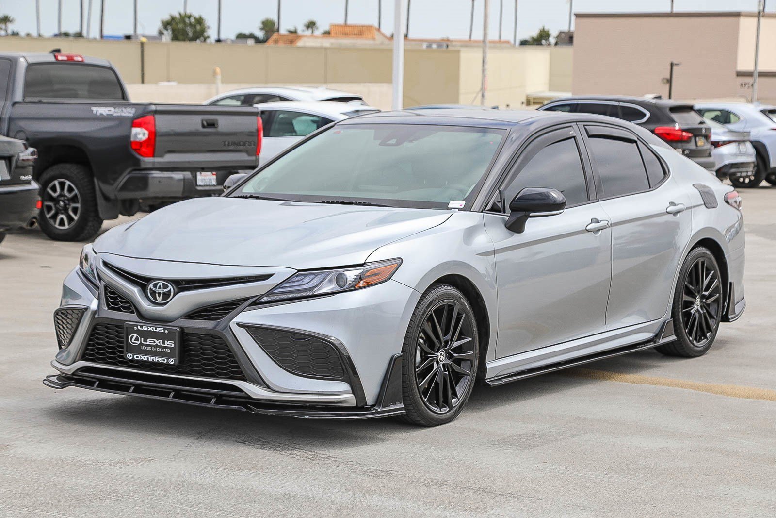 Used 2024 Celestial Silver Metallic/Midnight Black Metallic Toyota XSE V6 image 3