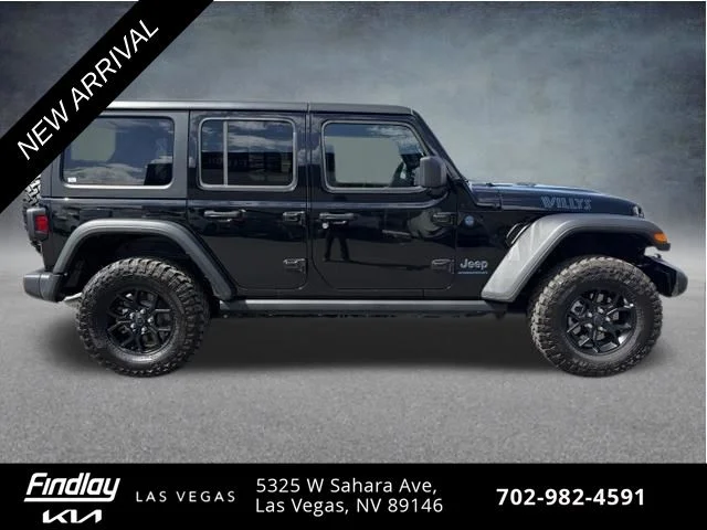 Used 2025 Black Jeep Willys 4xe image 4