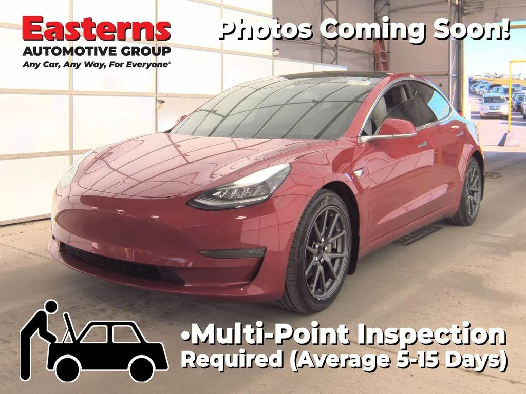 Used 2020 Red Tesla Long Range image 1