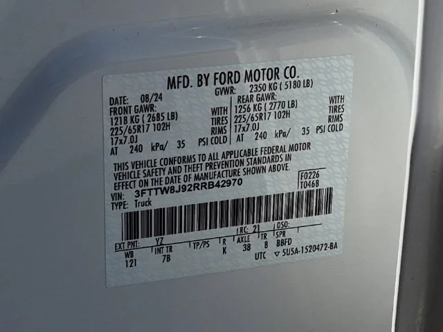 Used 2024 White Ford XLT image 26