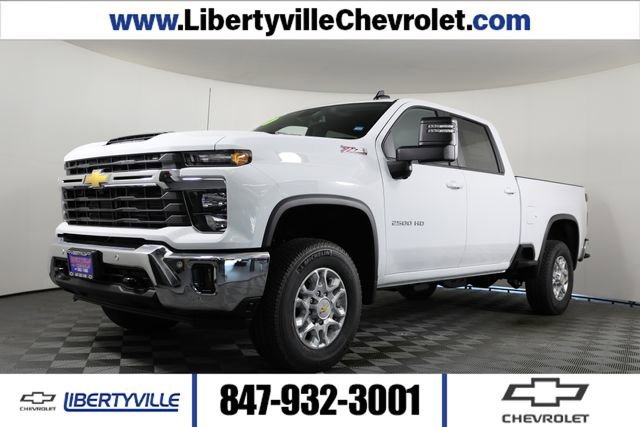 Summit White 2026 Chevrolet Silverado 2500HD LT Crew Cab 4WD Pickup Truck Four-Wheel Drive 10-Speed Automatic