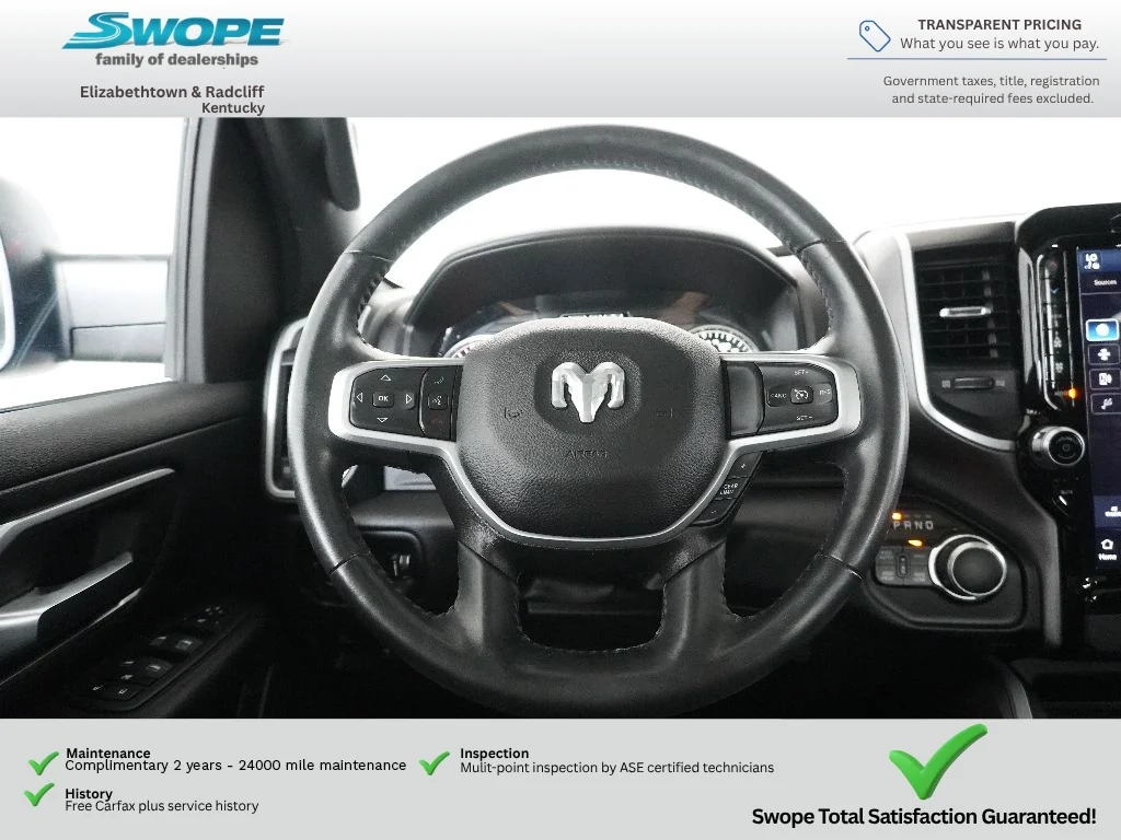 Used 2023 Patriot Blue Pearlcoat Ram Big Horn image 16