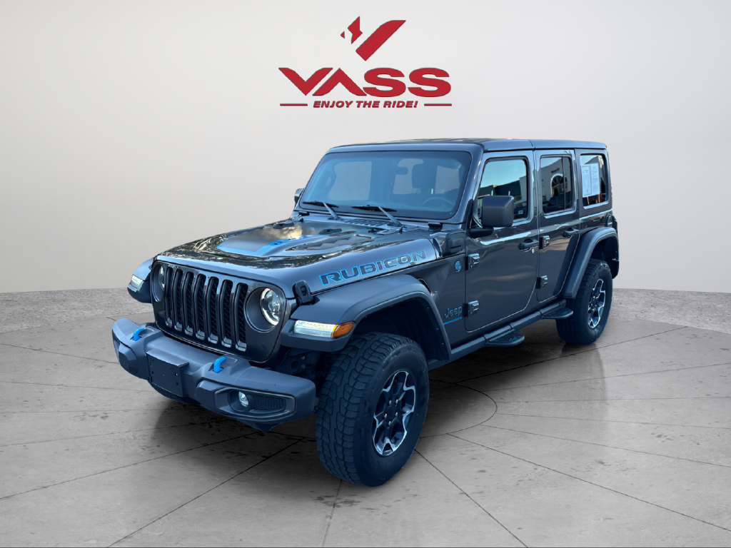 Used 2023 Gray Jeep Rubicon 4xe image 1