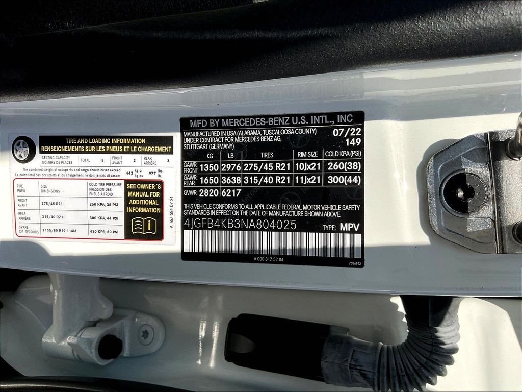 Certified Used 2022 Polar White Mercedes-Benz GLE 350 image 6