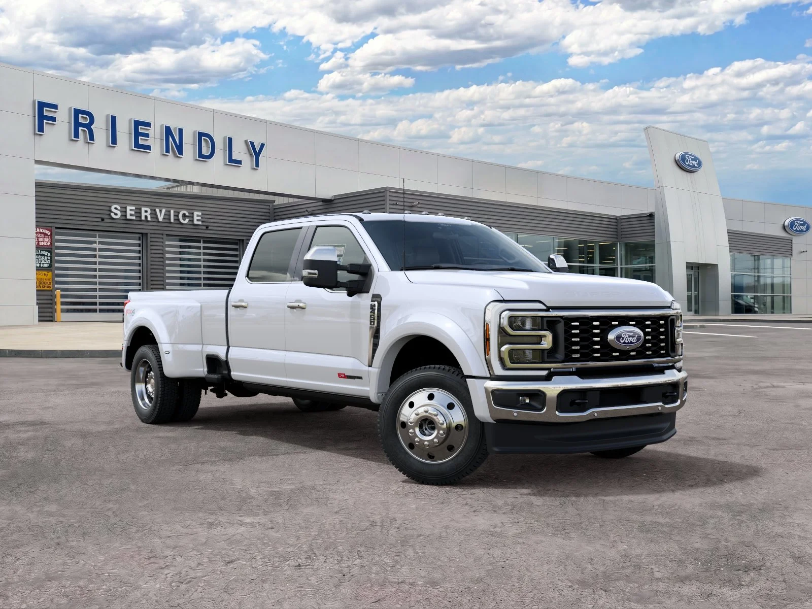 New 2027 Star White Metallic Tri-Coat Ford F-450® King Ranch® image 4