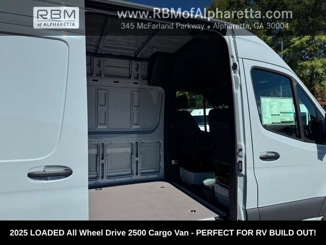 New 2025 Silver Gray Mercedes-Benz 2500 High Roof All Wheel Drive with 144 Wheel Base image 32
