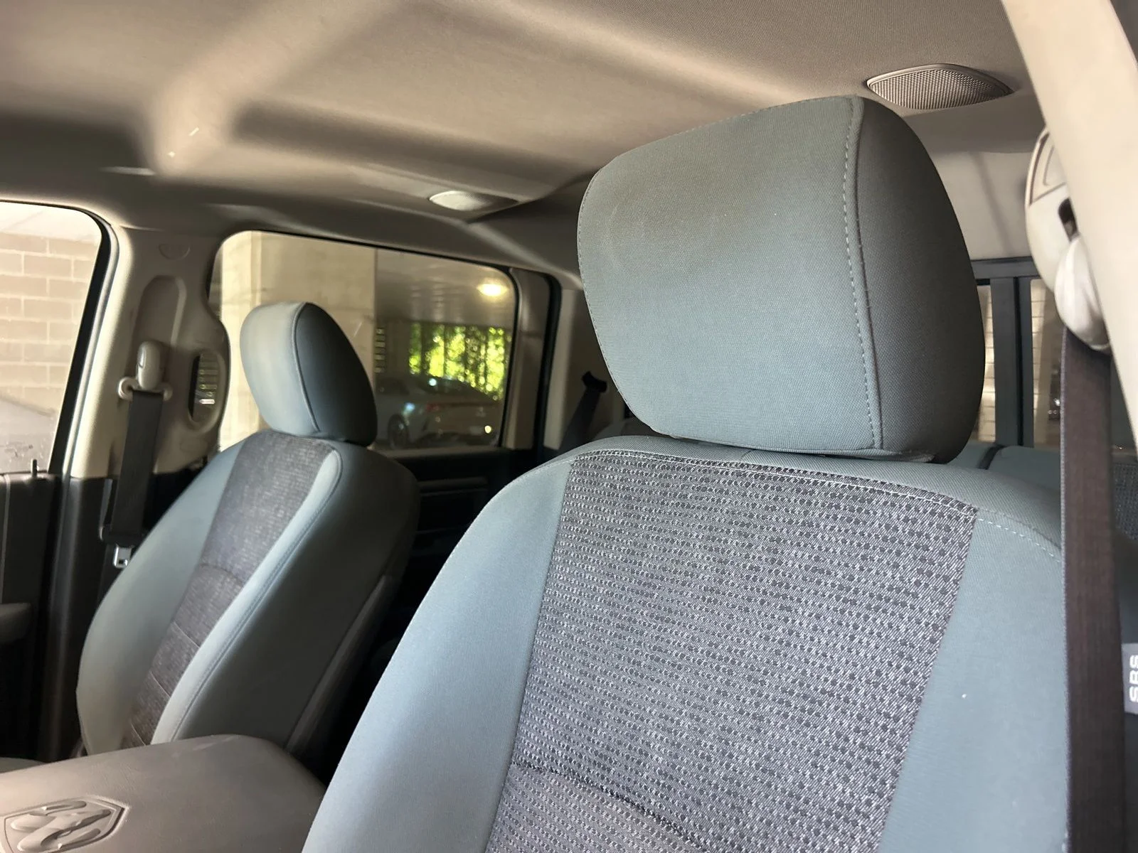 Used 2017 Granite Crystal Metallic Clearcoat Ram Big Horn image 5