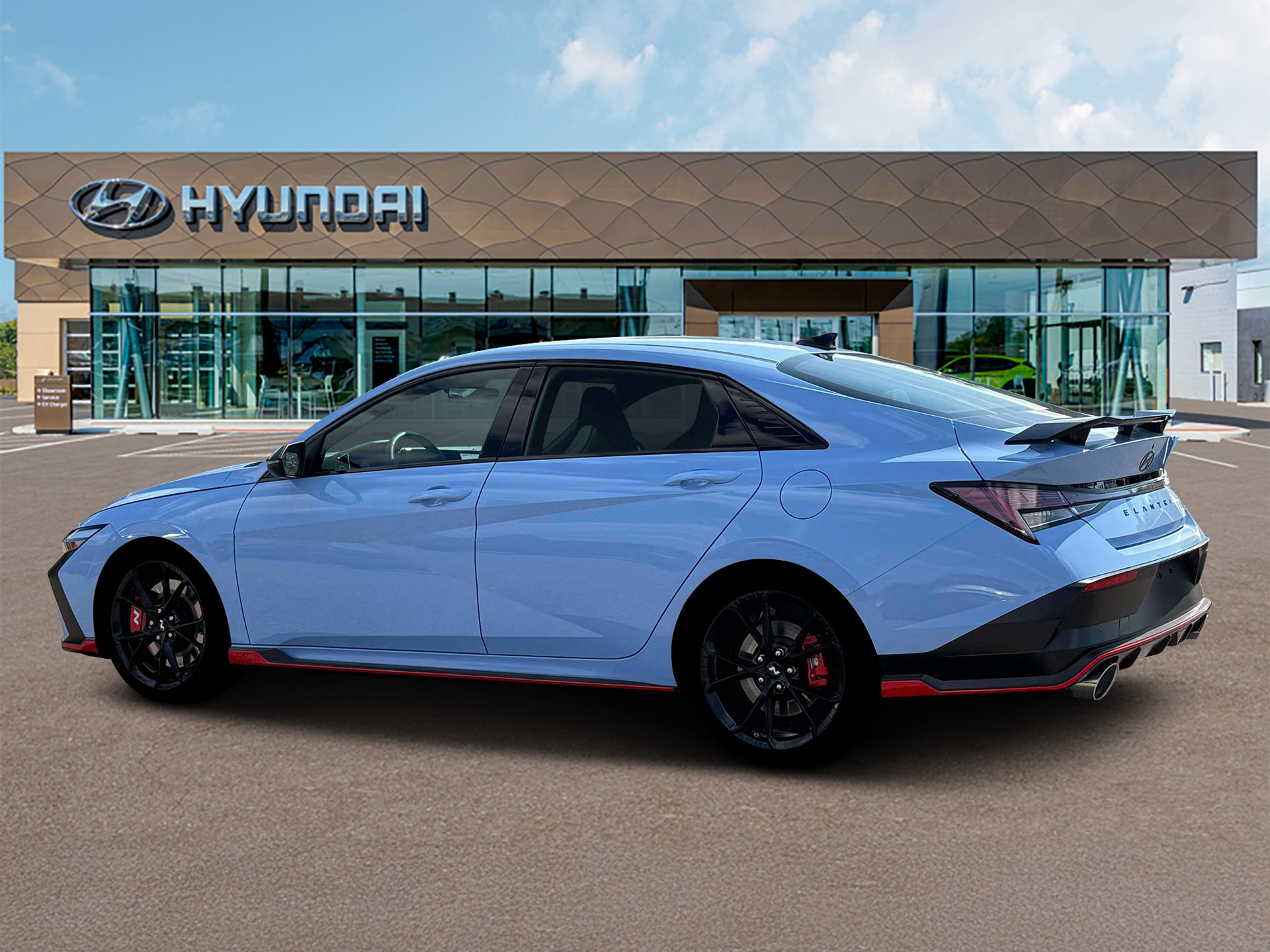 New 2026 Blue Hyundai Sedan image 4