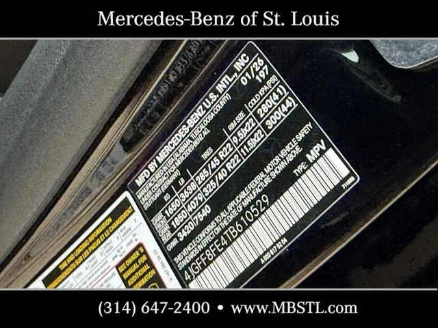 New 2026 Obsidian Black Metallic Mercedes-Benz GLS 580 image 19