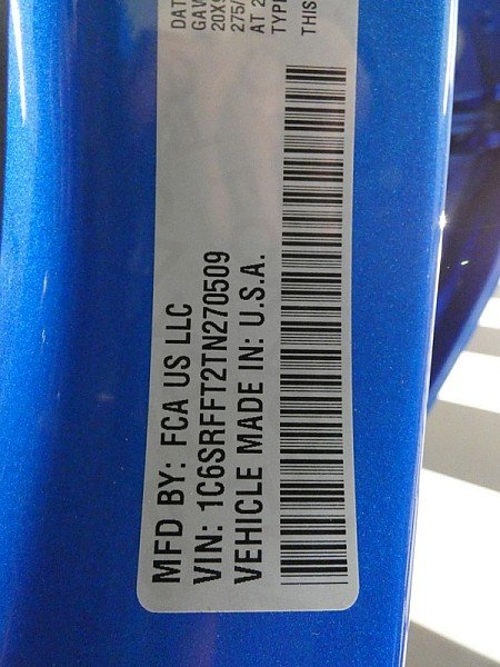 New 2026 Hydro Blue Pearl-Coat Exterior Paint RAM Supercharged DC650 Crew Cab 5