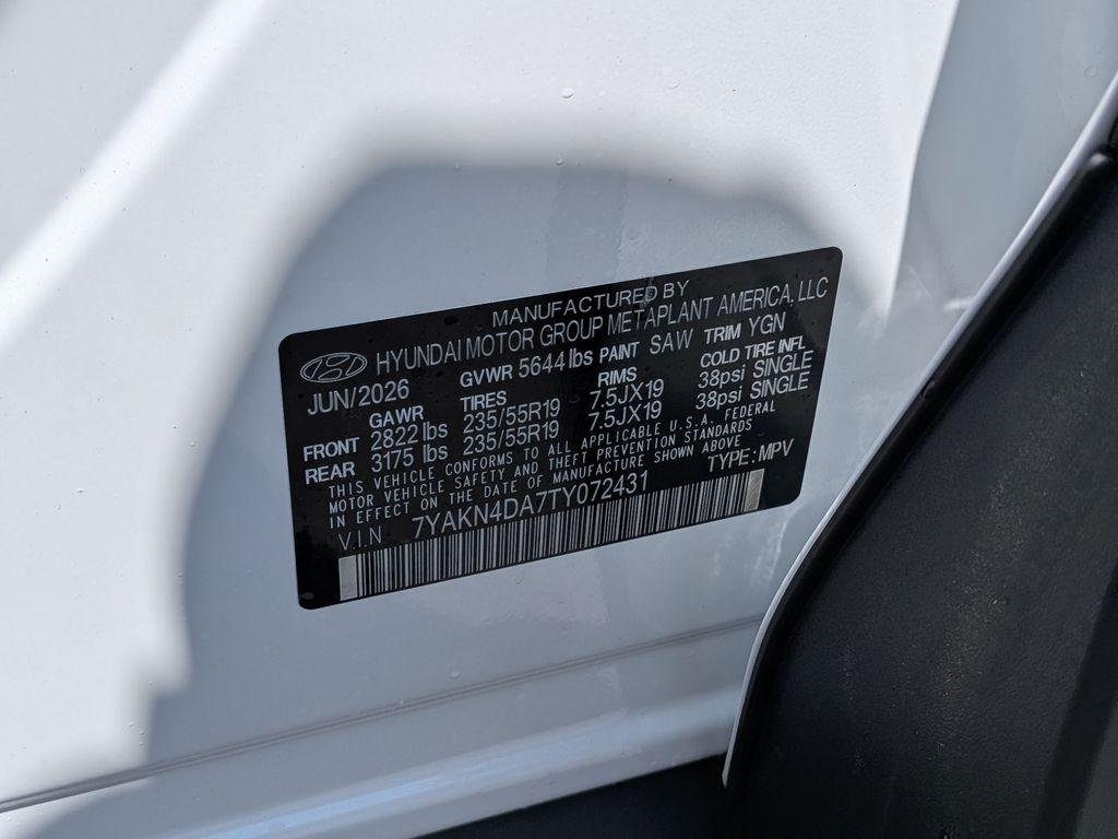 New 2026 White Hyundai SEL image 35