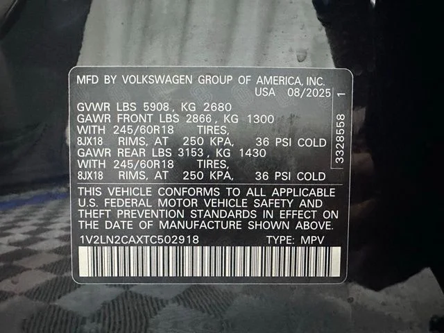 2026 Volkswagen Atlas SE - Photo 40