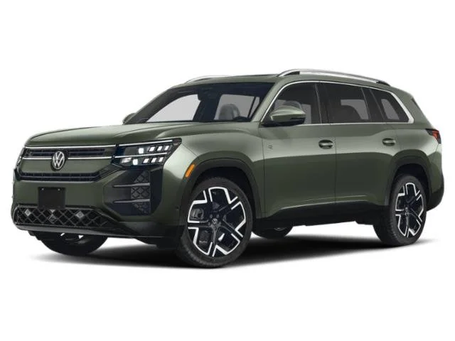 New 2027 Sacramento Green Metallic Volkswagen SEL Premium R-Line image 1