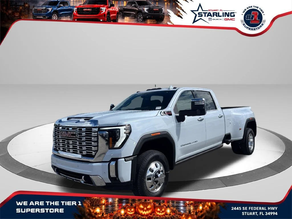New 2026 Glacier White Tricoat GMC Denali DRW image 1