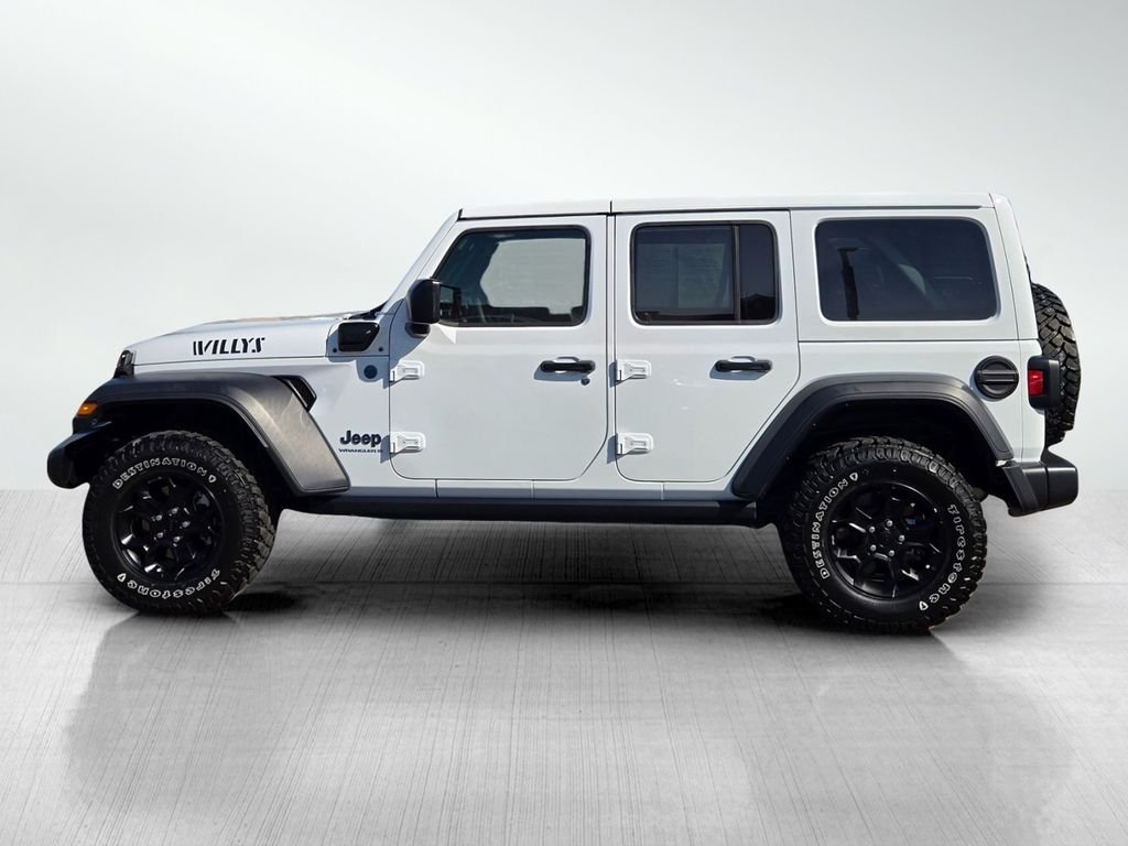 Certified Used 2023 Bright White Clearcoat Jeep Willys 4xe image 7