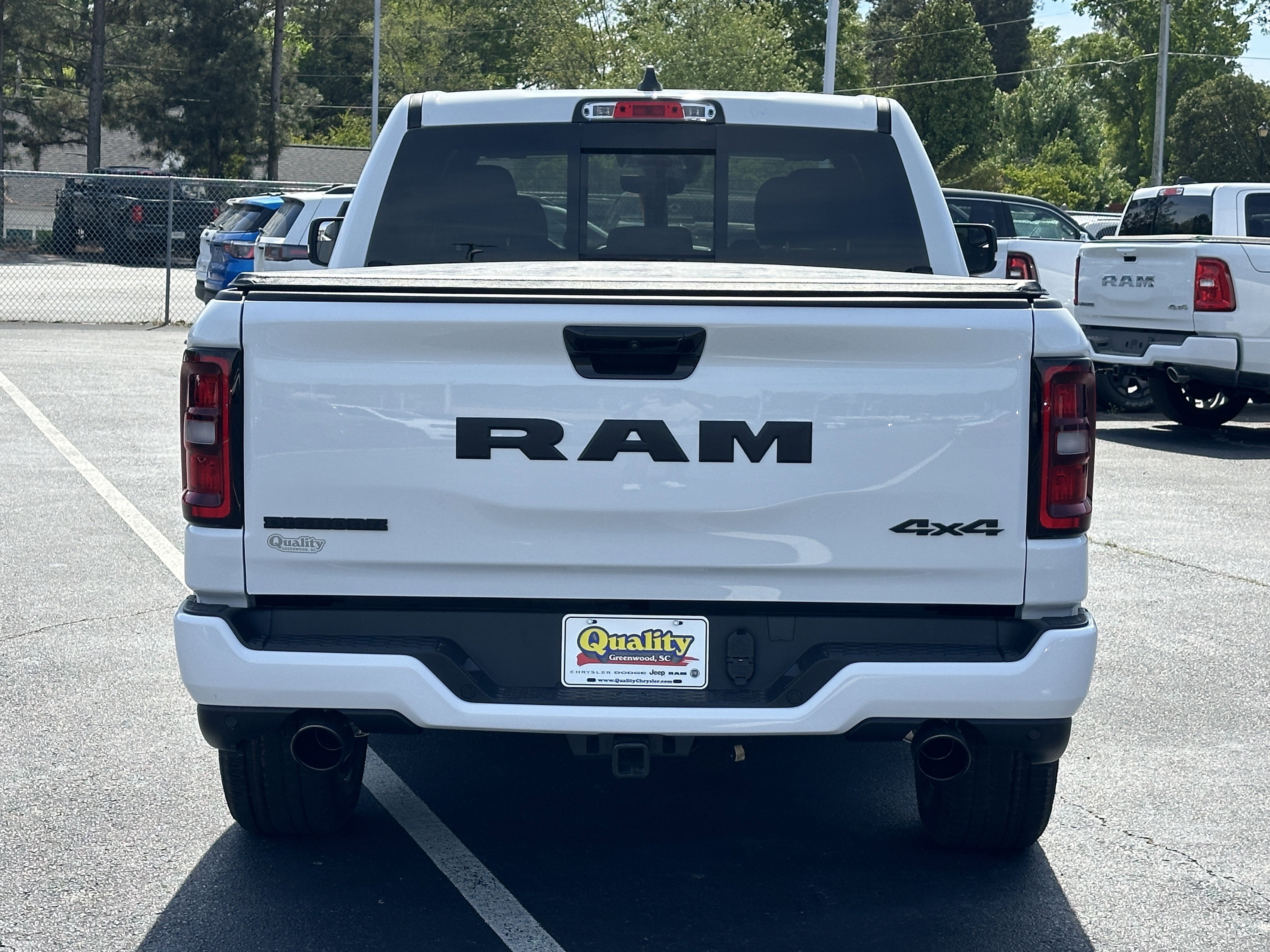 New 2026 Bright White Clear-Coat Exterior Paint RAM Big Horn image 7