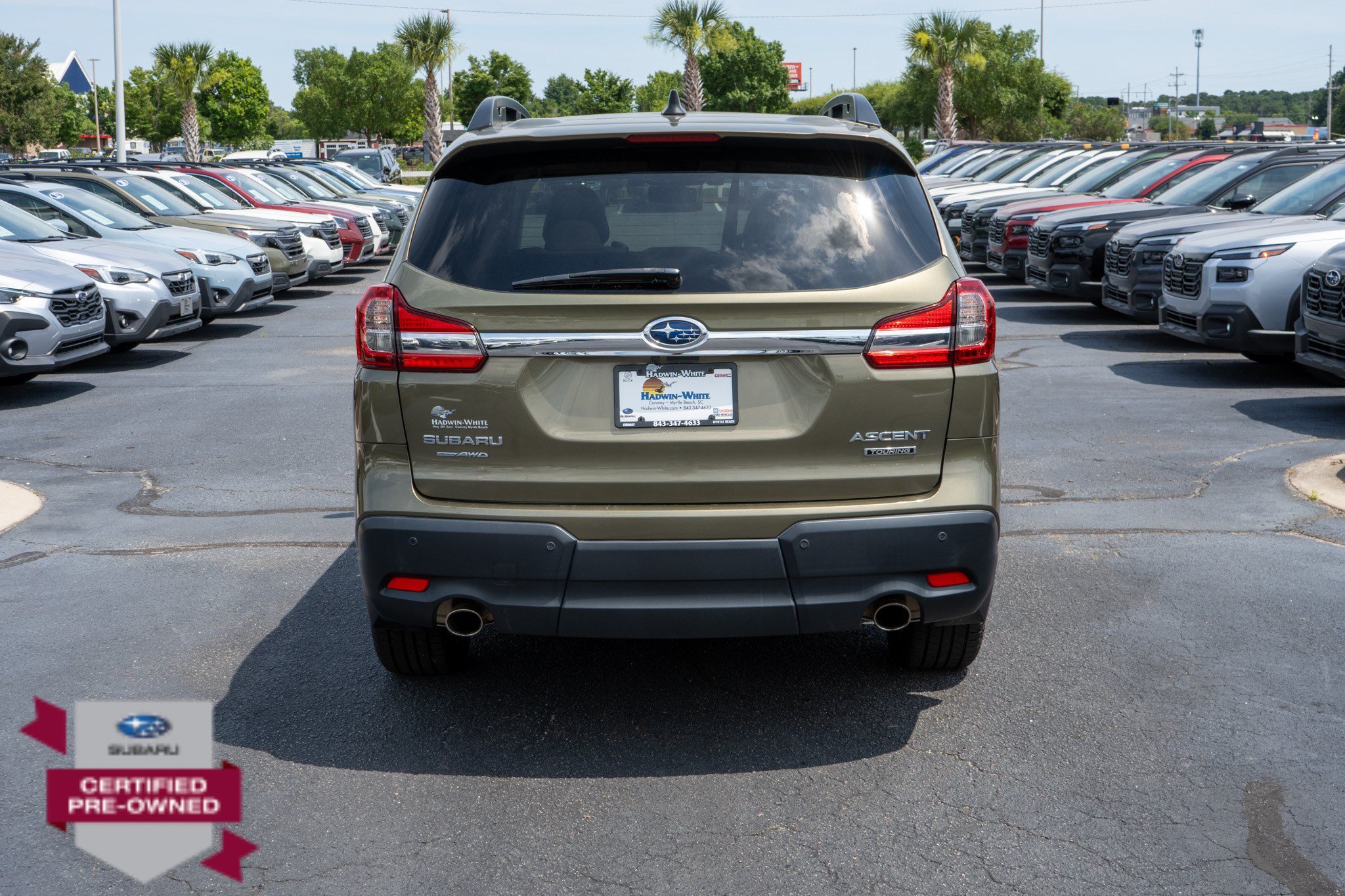 Certified Used 2022 Autumn Green Metallic Subaru Touring image 4