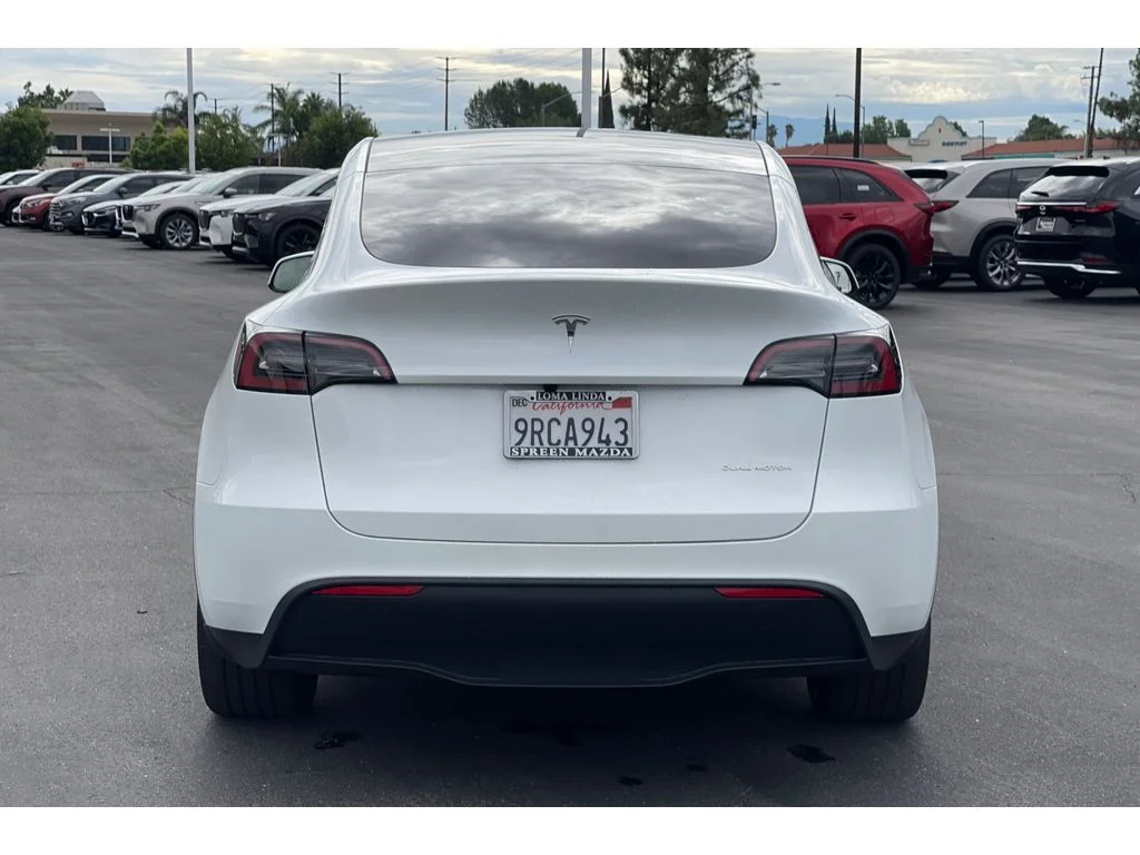 Used 2025 Pearl White Multi-Coat Tesla Long Range image 5