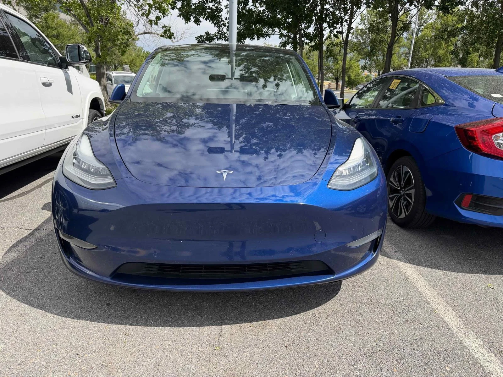 Used 2021 Tesla Model Y Long Range with VIN 5YJYGDEE6MF098940 for sale in West Bountiful, UT