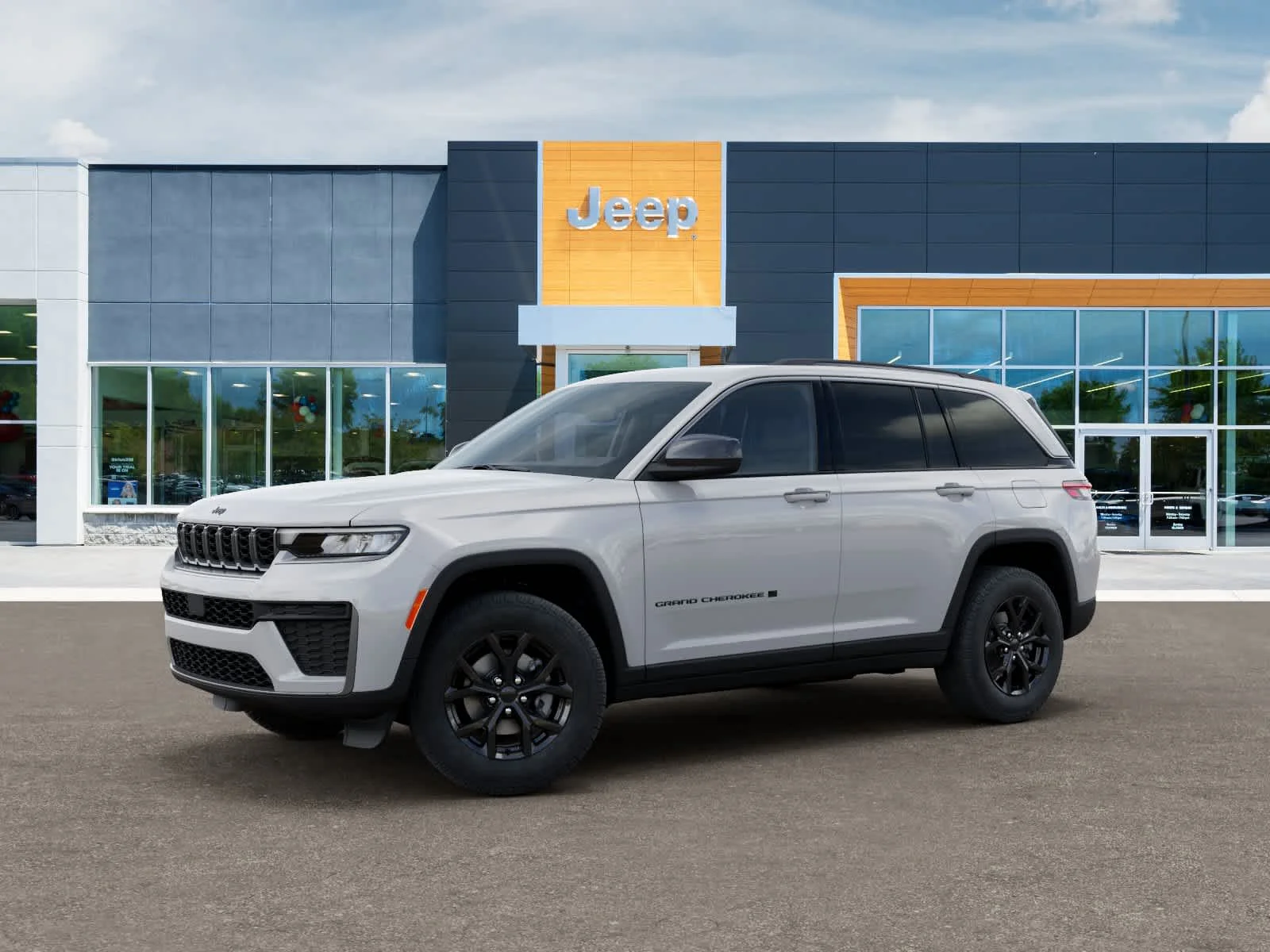 New 2026 Bright White Clear-Coat Exterior Paint Jeep Laredo Altitude image 2