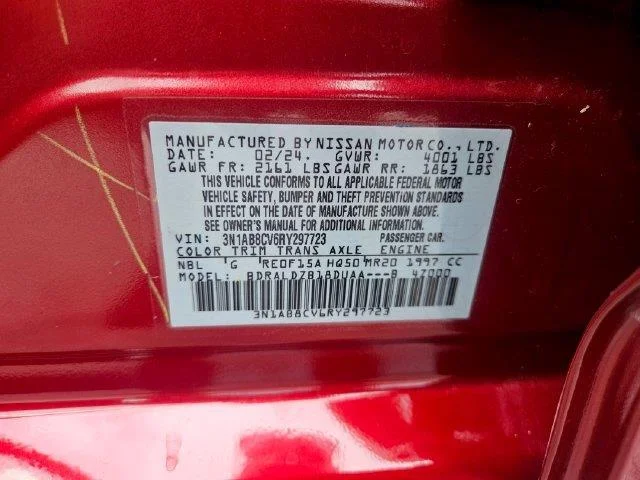 Used 2024 Red Nissan SV image 28