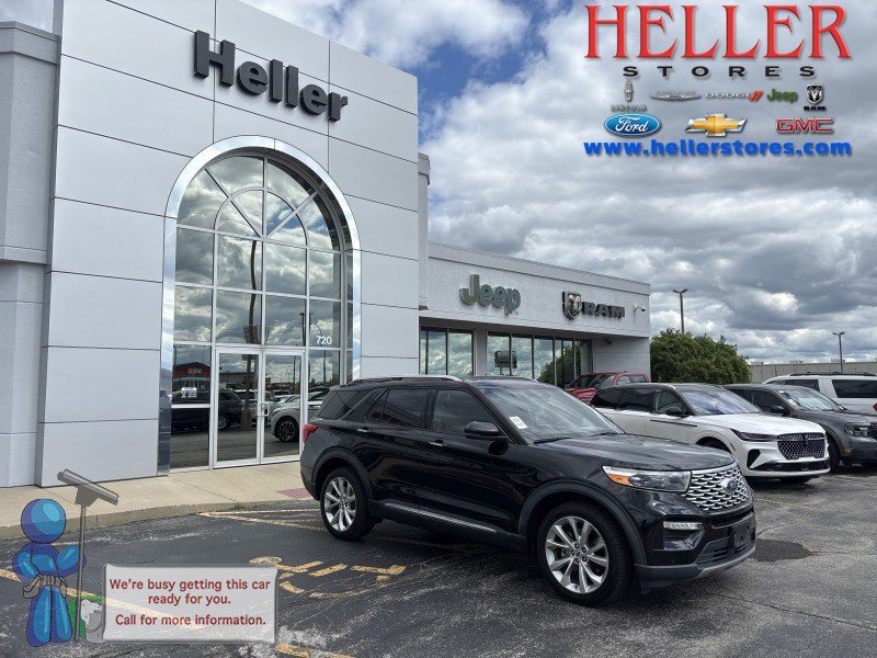 Used 2022 Agate Black Metallic Ford Platinum image 1