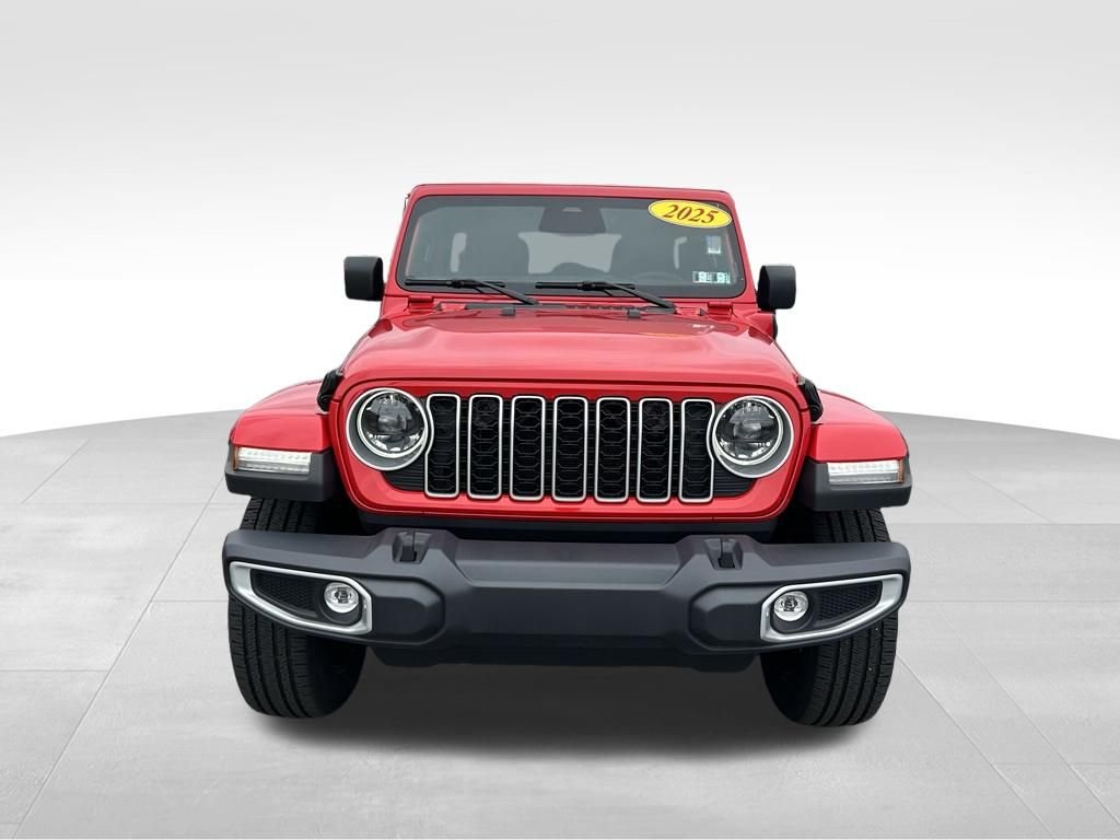 Used 2025 Firecracker Red Clearcoat Jeep Sahara 4xe image 9
