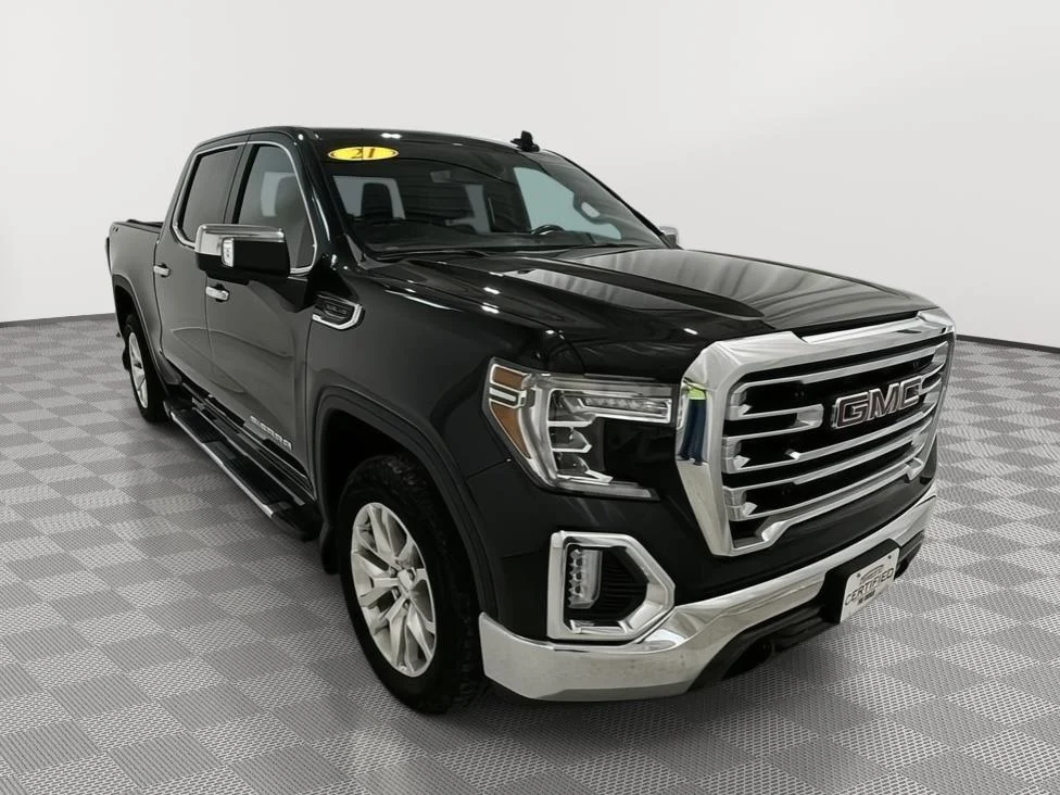 Used 2021 ONYX BLACK GMC SLT image 7