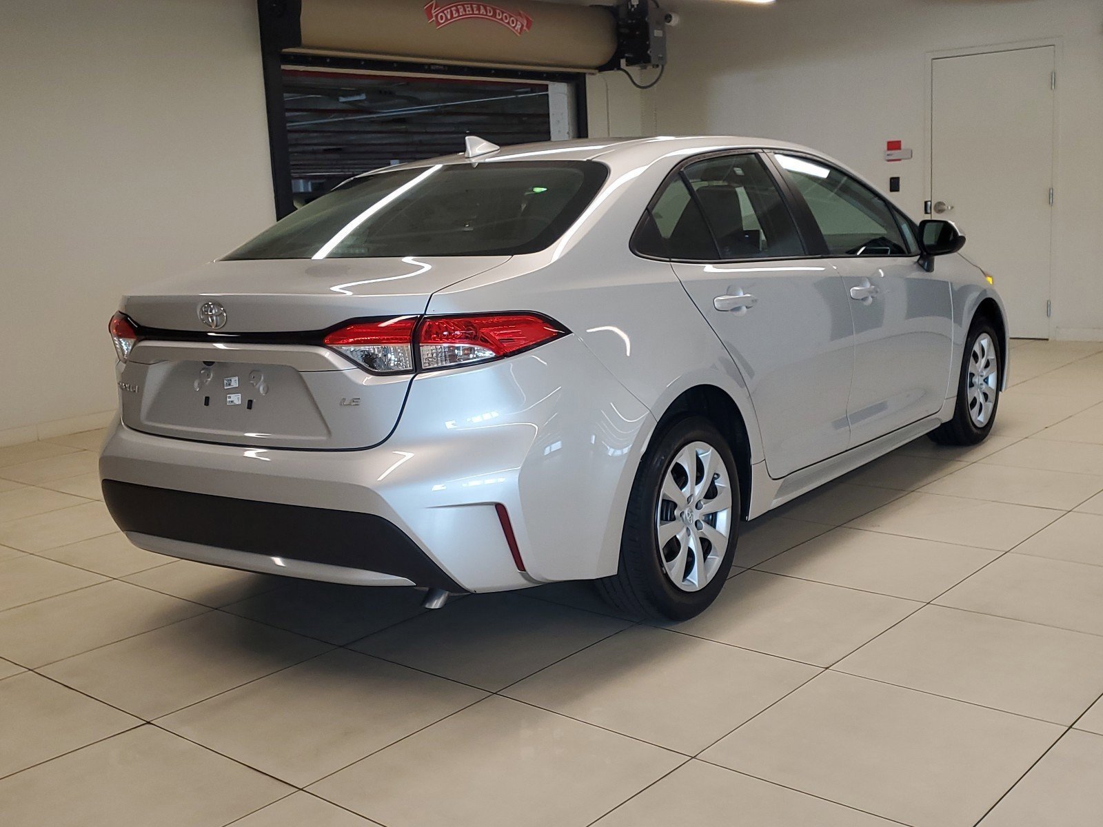 Used 2021 Classic Silver Metallic Toyota LE image 8