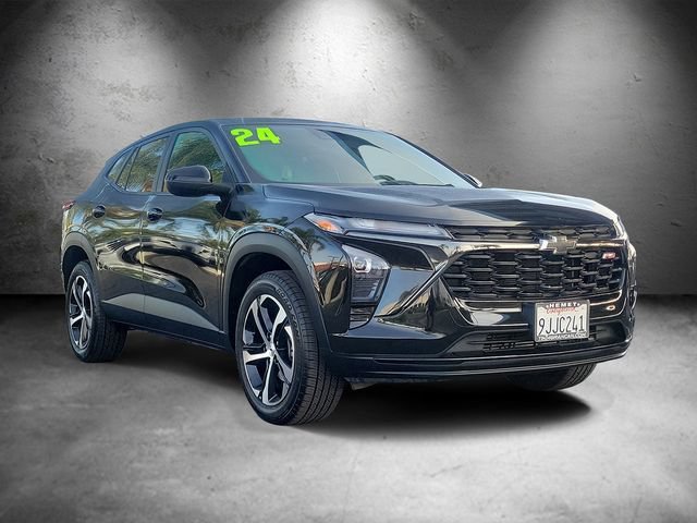 Used 2024 Chevrolet Trax RS with VIN KL77LGE28RC077314 for sale in Hemet, CA