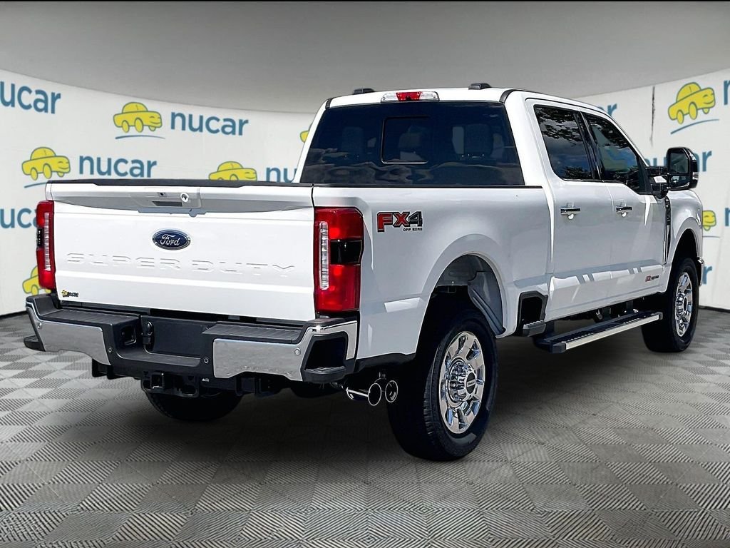 New 2026 Star White Metallic Tri-Coat Ford Lariat image 7