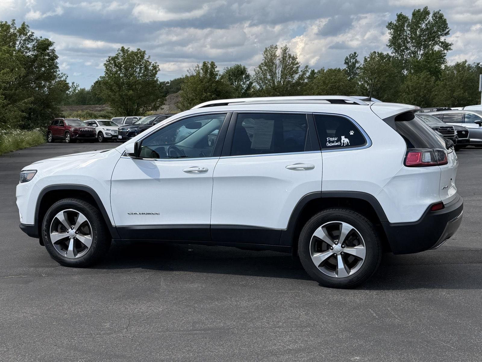 Used 2020 Bright White Clearcoat Jeep Limited image 5