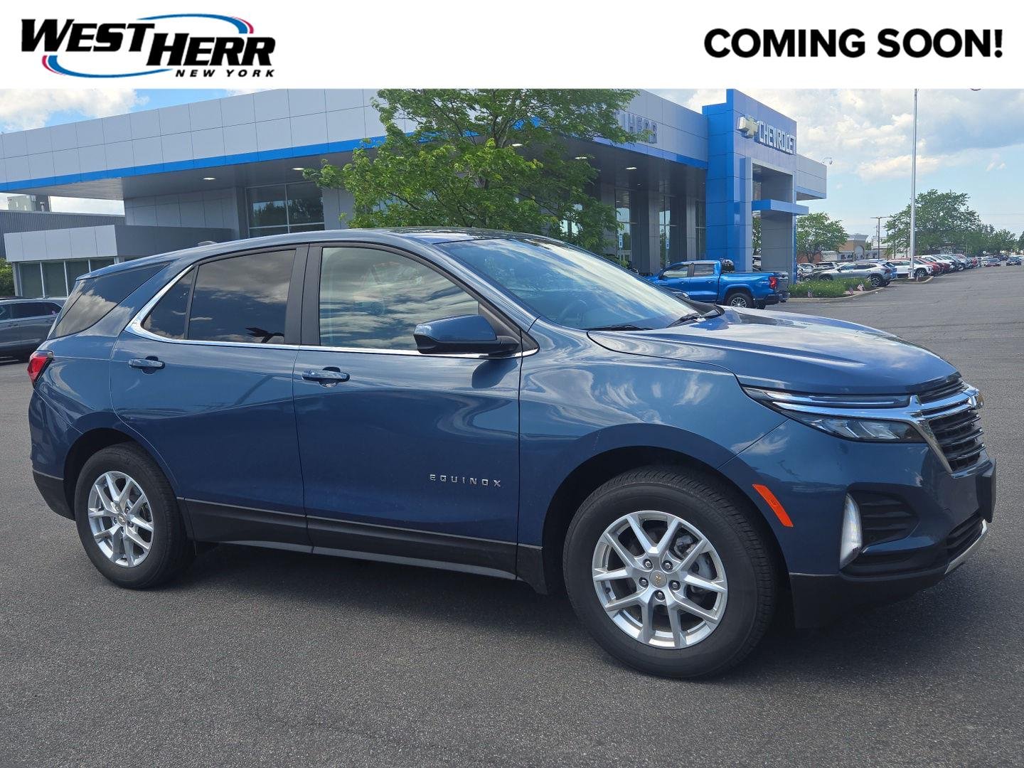 Used 2024 Lakeshore Blue Metallic Chevrolet LT image 1
