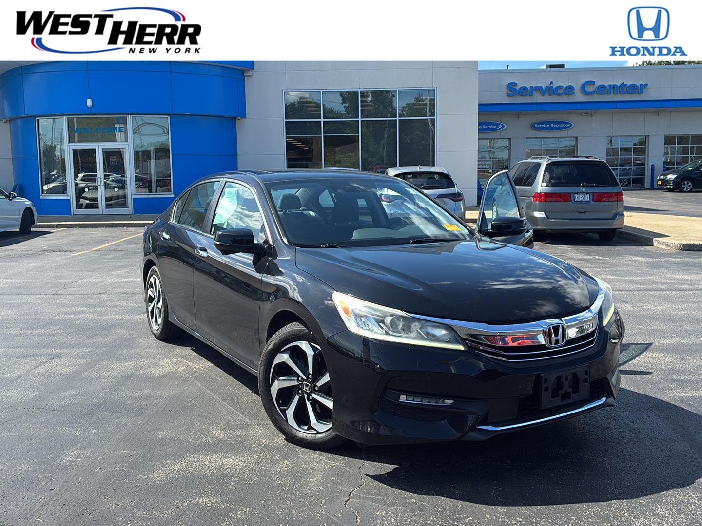 Used 2017 Crystal Black Pearl Honda EX image 1