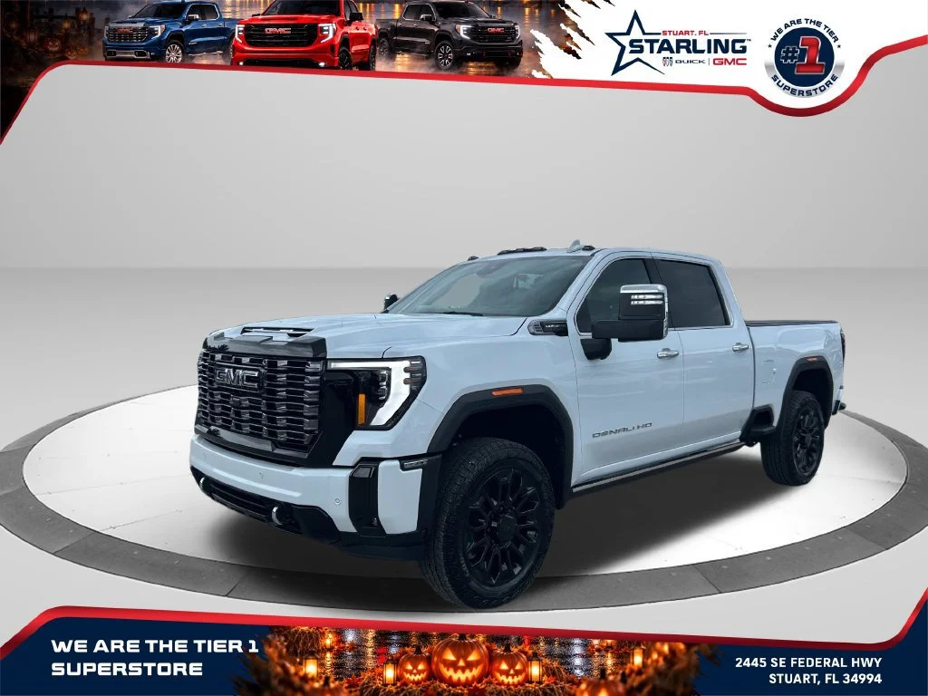 New 2026 Glacier White Tricoat GMC Denali Ultimate image 1
