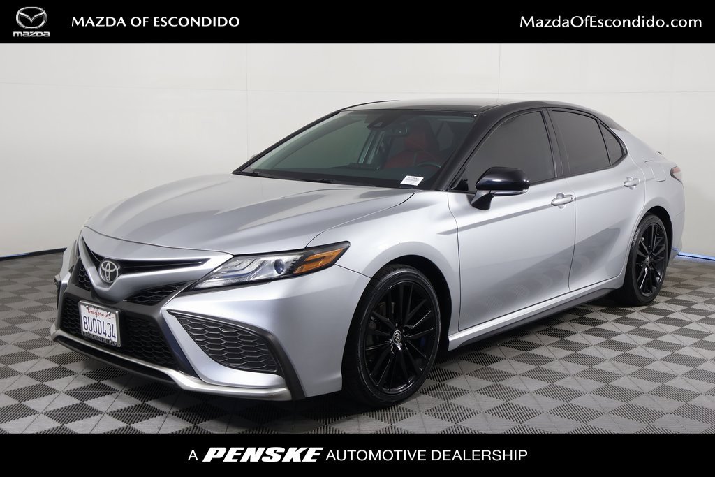 Used 2021 Silver Toyota XSE image 1
