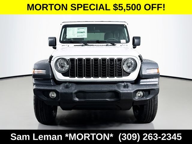 New 2026 Bright White Clear-Coat Exterior Paint Jeep Sport image 2