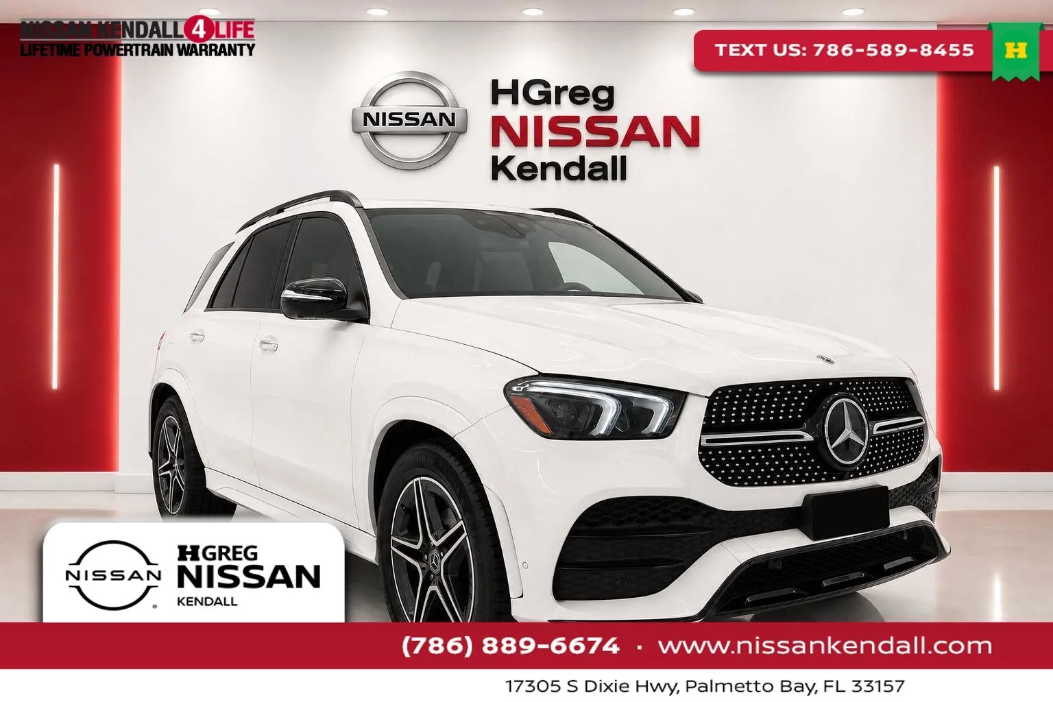 Used 2022 White Mercedes-Benz GLE 350 image 1